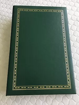 Elegant Thompson Photo Album - Green W Gold Trim For 300 3 X 5 To 4 X 6  Photos • $5