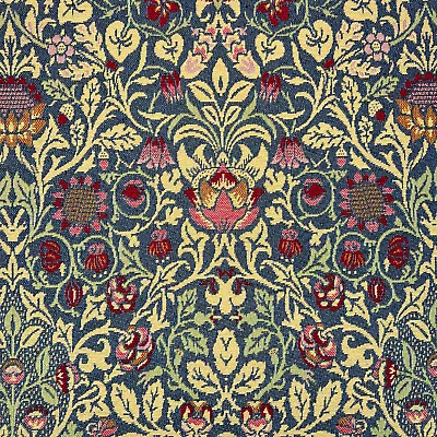 Tapestry Fabric William Morris - Violet & Columbine - Upholstery Fabric Material • £2.99