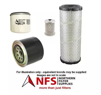 NFS Filter Kit Fits LIUGONG 9018F With Yanmar 3TNV80F • £30