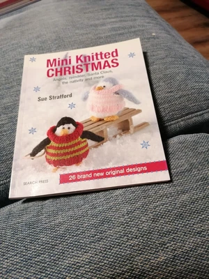 £4 • Buy Mini Knitted Christmas Book. Various Novelty And Character Patterns