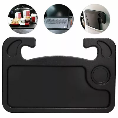 Car Steering Wheel Laptop Tray Table Mount Eating Desk Food Stand Drinks Holder • £6.55