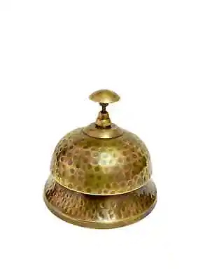 Nautical Antique Solid Brass Desk Bell Service Bell Calling Bell  • $27.26