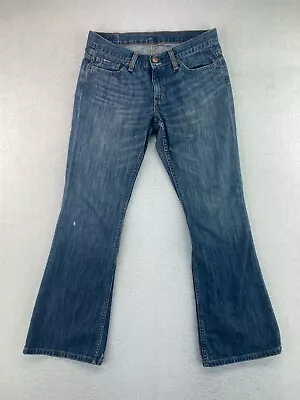 X2 Denim Laboratory Womens Size 4 Short Medium Wash Low Rise Flare Jeans • $13.27