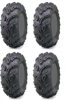 Four 4 Maxxis Zilla ATV Tires Set 2 Front 26x9-12 & 2 Rear 28x12-12 • $710