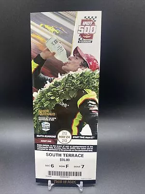 2020 Indy 500 Ticket May 24 Date Mint Indianapolis Motor Speedway • $8