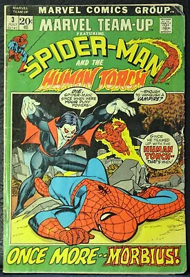 Marvel Team-Up #3 Spider-Man And The Human Torch VG+ Very Good Plus 1972 • $15.99