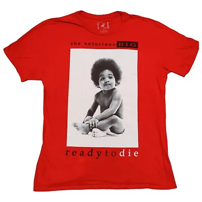 Brooklyn Mint TheNotorious BIG Ready To Die Album T-Shirt Adult XL Red Rap Tee  • $14.99