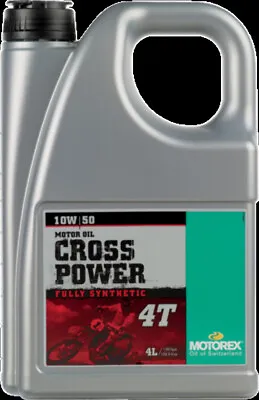 Motorex 305692 Cross Power Synthetic 4T Engine Oil - 10W50 - 4 L • $66.85