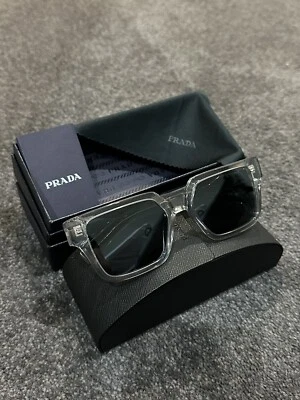 $398.95 • Buy Prada PR 03ZS Transparent Grey/blue (U43-0A9) Sunglasses