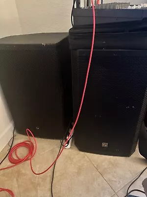 Pair Ev Speakers 15 Powered  • $700