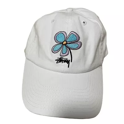 Stussy White Flower Hat  • $35