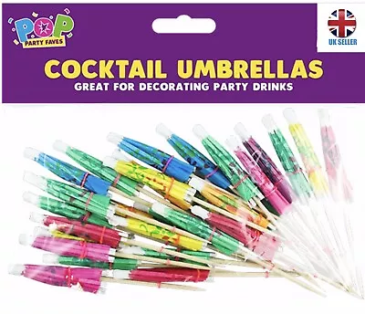£1.89 • Buy Cocktail Umbrellas Party Drink Decoration Umbrella Birthday Wedding Jubilee 