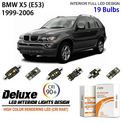 LED Interior Light Kit For BMW E53 X5 1999-2006 White Dome Light Bulbs Upgrade • $27.90