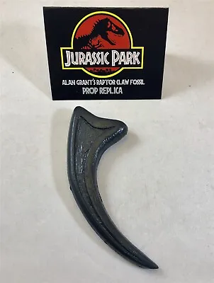 Jurassic Park Alan Grant's Raptor Claw Fossil Resin Prop Replica • $16.84