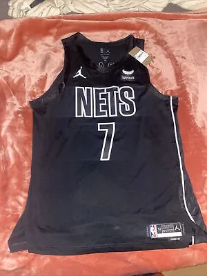 Jordan Brooklyn Nets Kevin Durant Authentic Statement Edition Size 52 XL • $70