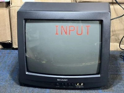 $99.99 • Buy TESTED WORKING Sharp 13  CRT Television TV Retro Gaming A/V Inputs
