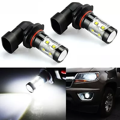 2x 50W H10 9145 CREE 6000K Super White High Power LED Fog Lights Bulbs 1 Pair • $8.40