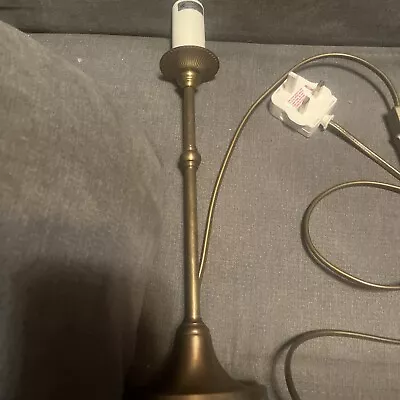 Old Pair Of Laura Ashley Home Brass Candlestick Style Table Lamps • £20