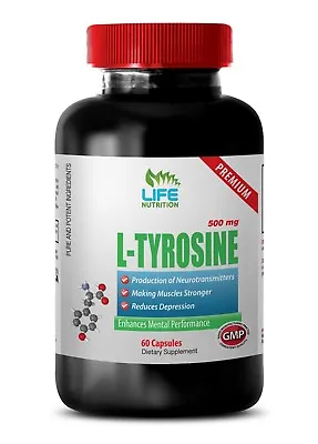 Increase Orgasm Supplements - L-Tyrosine 500mg - L-Dopa Caps 1B • $20.05