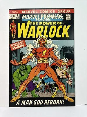 Marvel Premiere #1 Origin /1st Appearance Adam Warlock Bronze Age 1972 VF 8.0 • $249.99