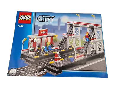 Lego® TRAIN Railway 7937 Instructions ( STATION ONLY / TAXI MISSING ) Level Cros • $6.55