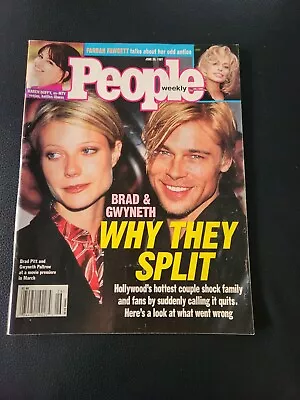 People Magazine June 1997 Gwenth Paltrow Brad Pitt • $12.95