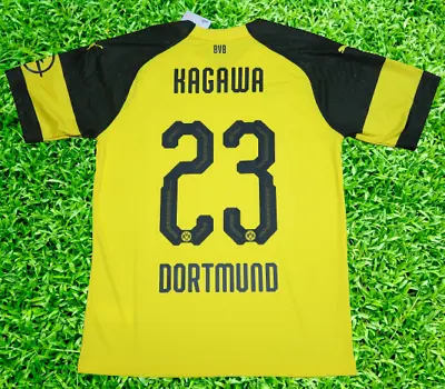 Dortmund Jersey Shirt #23 Kagawa 100% Original Size M 2018/2019 Home • $89.99