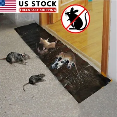 Big Size 47  Catcher Rat Glue Trap Rodent Board Mice Indoor Super Sticky Mouse • $4.95