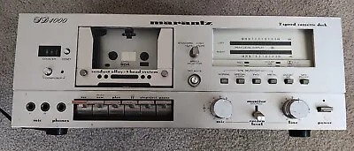 Marantz SD 4000 Vintage Cassette Tape Deck Silver Face 1970s • $159.99