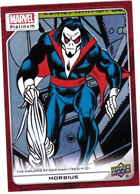 2023 Marvel Platinum Morbius Red Rainbow • $1.99