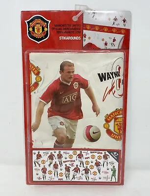 Vintage Manchester United Football Stikarounds Wall Decor 47 Stickers (L4) 2006 • £29.99