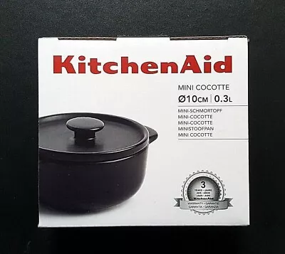 COLES KITCHENAID MINI COCOTTE WITH LID  10cm/0.3L BRAND NEW • $12