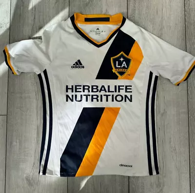 LA Galaxy FC | 2018 2019 Home Shirt | Adidas Kit | Child Kid 9-10 Yrs Football • £14.99