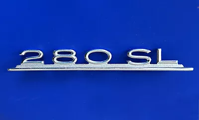 Mercedes 280 SL Lettering Chrome Small Nameplate Type Mark - W113 280SL • $136.08