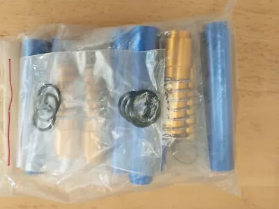 ALUMINUM Spring Push Rod Tube Set Of 8 NOS Blue Gold VW • $75