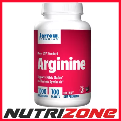 £22.40 • Buy Jarrow Formulas Arginine 1000mg Nitric Oxide Igniter - 100 Tabs