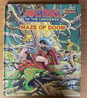 He Man Masters Of The Universe Maze Of Doom Golden Book Vintage 1985 • $10