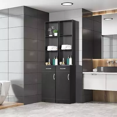 $88.49 • Buy Tall Kitchen Pantry Cabinet Storage Cupboard Organizer Furniture Drawer Shelves