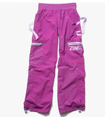 Zumba Wonder Cargo Pants. Pink. XL • £8.99