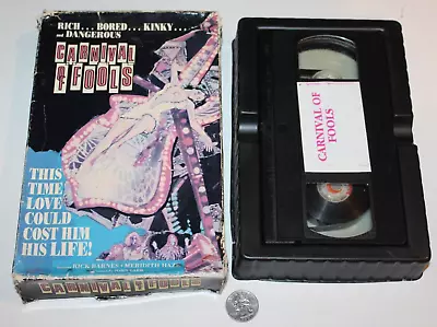 Carnival Of Fools VHS Big Box AIR Video 1987 Rick Barnes Meredith Haze RARE HTF • $49.99