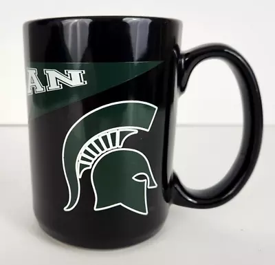 Michigan State Spartans Pennant Fans Alumni Black Green Ceramic Coffee Mug Cup • $12.50