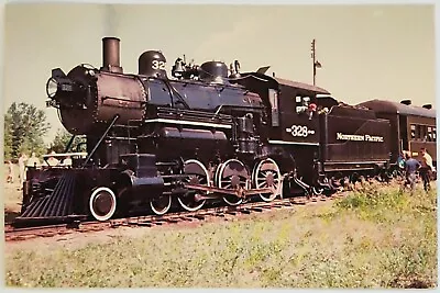Northern Pacific Railroad Steam Locomotive 328 4 6 0 Minneapolis Train Postcard • $6.50