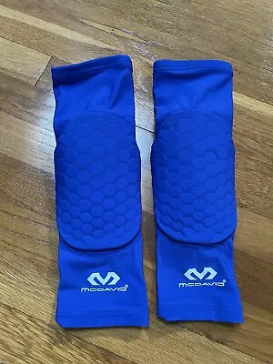 McDavid Hex Knee Pads Compression Leg Sleeves Blue Size Adult Small • $19.95