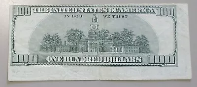 $100 Major Misalignment Error Federal Reserve Note 1996 • $41