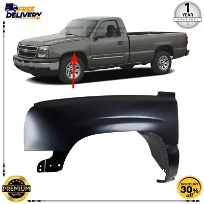 Fender For 2003-06 Chevy Silverado 1500 USA Built Front Driver Primed GM1240305 • $274.95