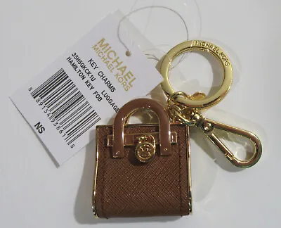 Michael Kors Hamilton Keychain Charm Key Ring Fob Luggage NWT • $44.99
