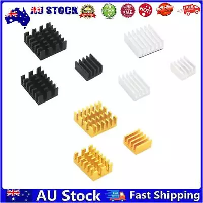 AU 3pcs Set Aluminum Heatsink For Raspberry Pi 4B Cooler Heat Sink Cooling Radia • $6.50