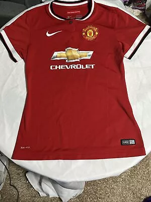 Manchester United Jersey Women’s Nike MUFC Red Home S/S Soccer Jersey NWT Sz S • $20