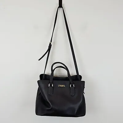 KATE SPADE New York Womens Black Leather Satchel Bag / Handbag • $250