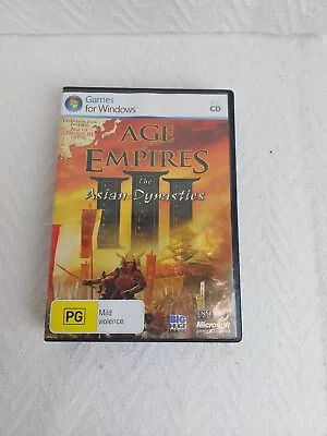 Age Of Empires III 3 - The Asian Dynasties (Expansion) PC GAME   VGC FREE POST • $18.50